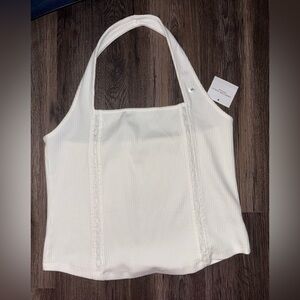 White Halter Top NWT